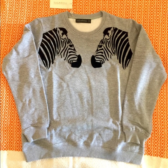 Modcloth Tops - ModCloth Zebra Sweatshirt